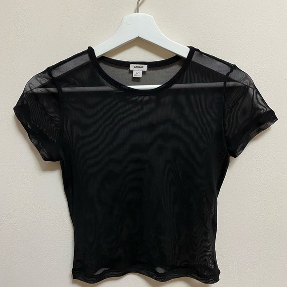 Black sheer top - Picture 1 of 1